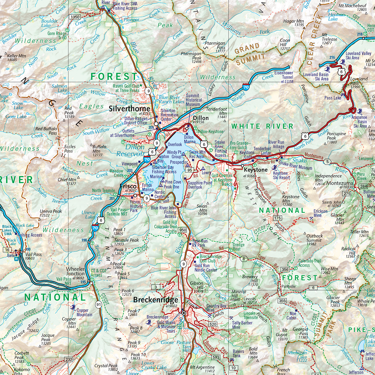 Detailed Map Of Colorado