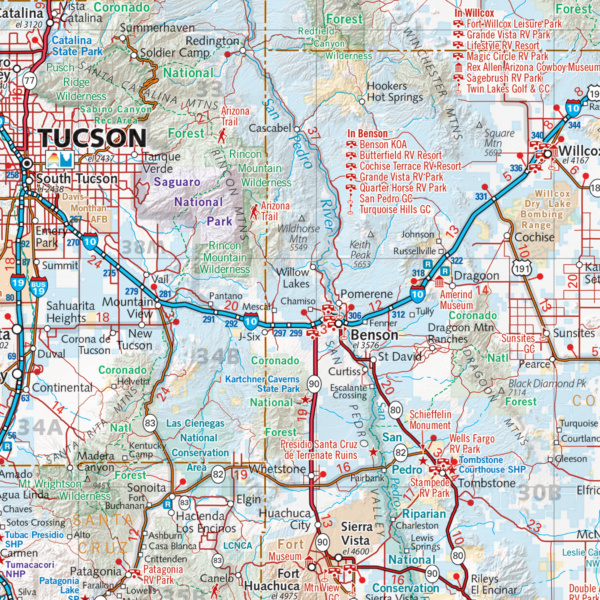 Arizona Recreation Map
