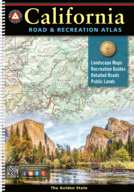 California Road & Recreation Atlas Cover featuring Yosemite Valley.