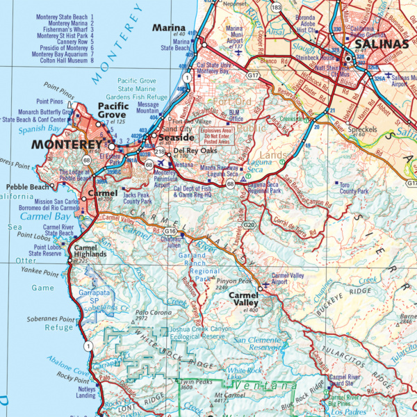 California Road & Recreation Atlas