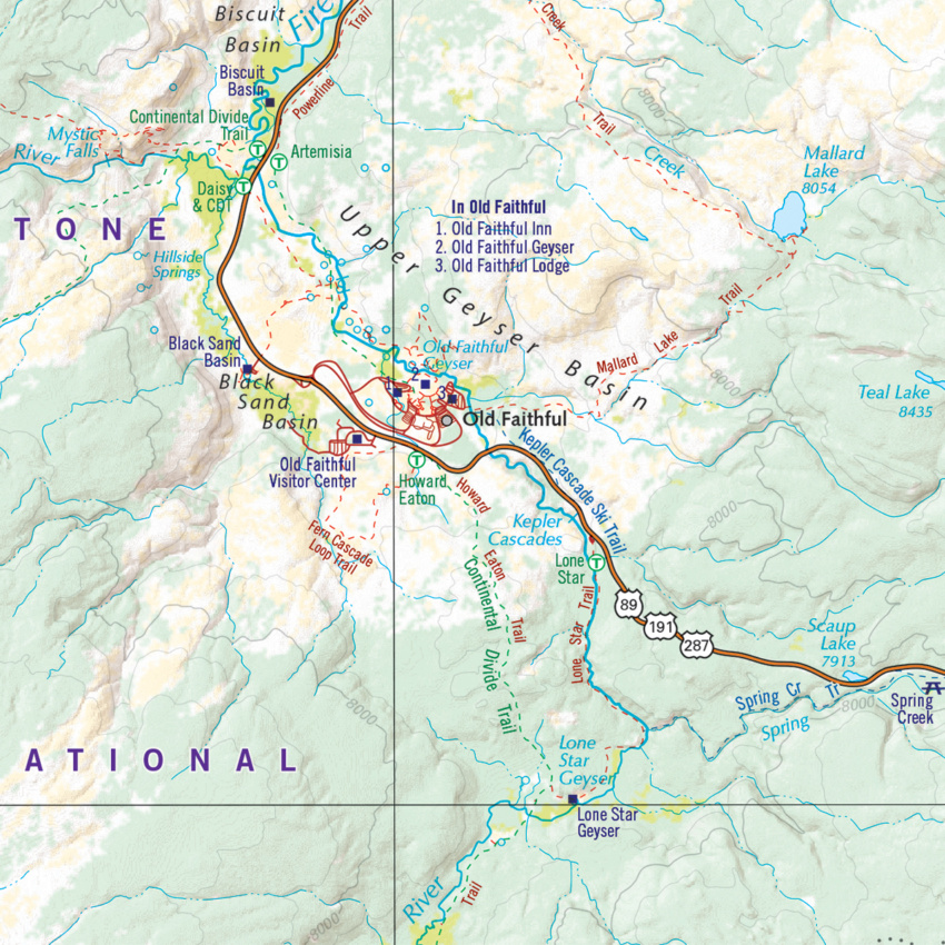 Greater Yellowstone & Grand Teton Recreation Atlas & Guide - Benchmark Maps