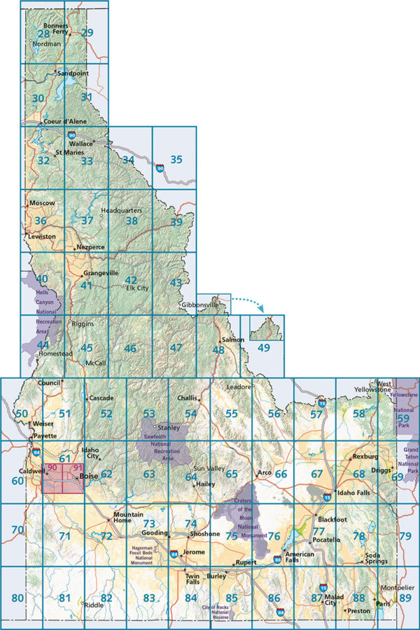Idaho Road & Recreation Atlas