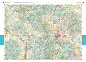 Montana Road & Recreation Atlas - Benchmark Maps
