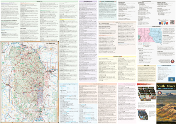 South Dakota Recreation Map