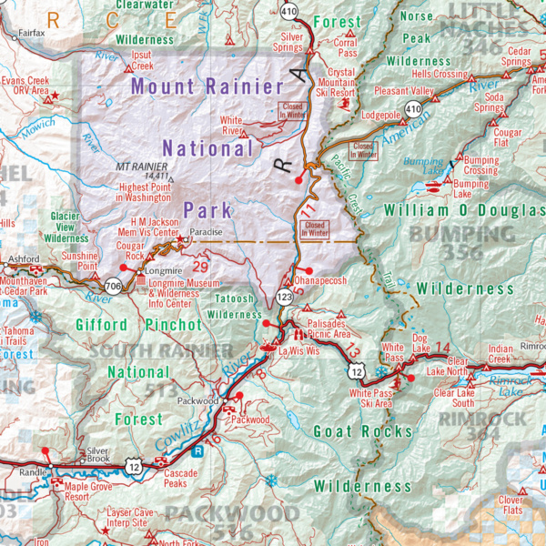 Washington Recreation Map