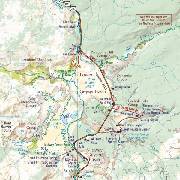 Yellowstone & Grand Teton National Parks Road & Recreation Atlas - Image 7