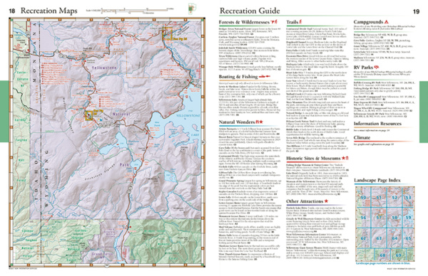 Yellowstone & Grand Teton National Parks Road & Recreation Atlas - Image 3