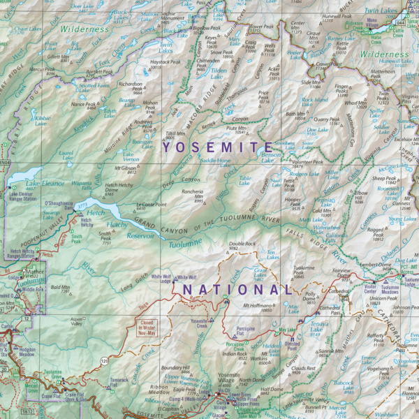 Yosemite National Park Maps - Image 4