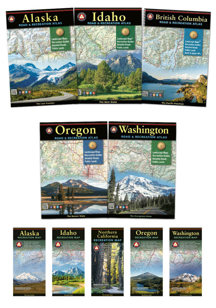 Pacific Northwest Atlas and Map Bundle