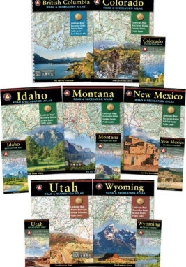 Rocky Mountains Atlas and Map Bundle