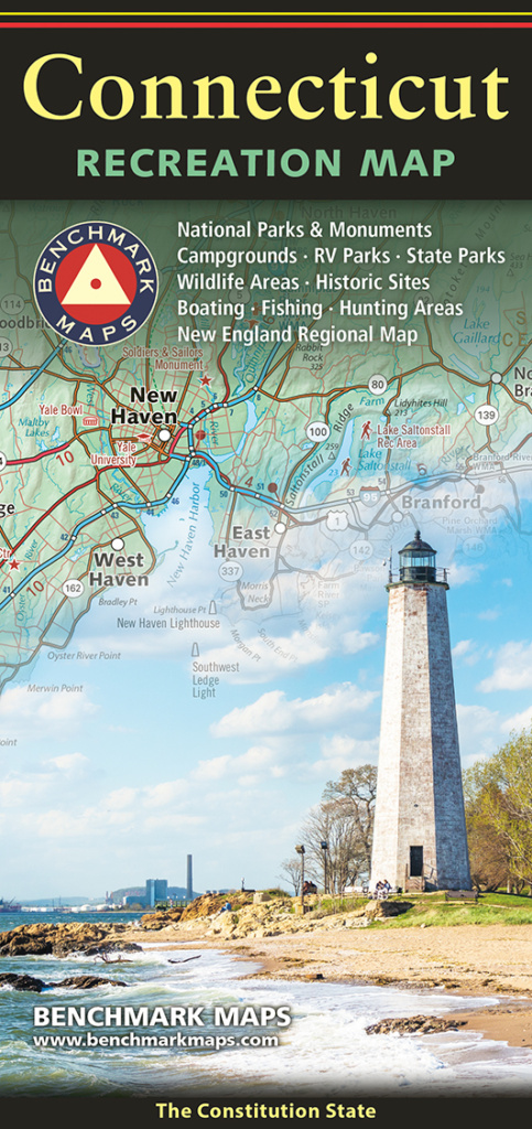 Connecticut Folded Recreation Map Cover