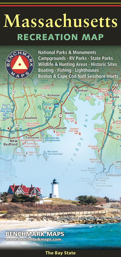 Massachusetts Folded Recreation Map Cover