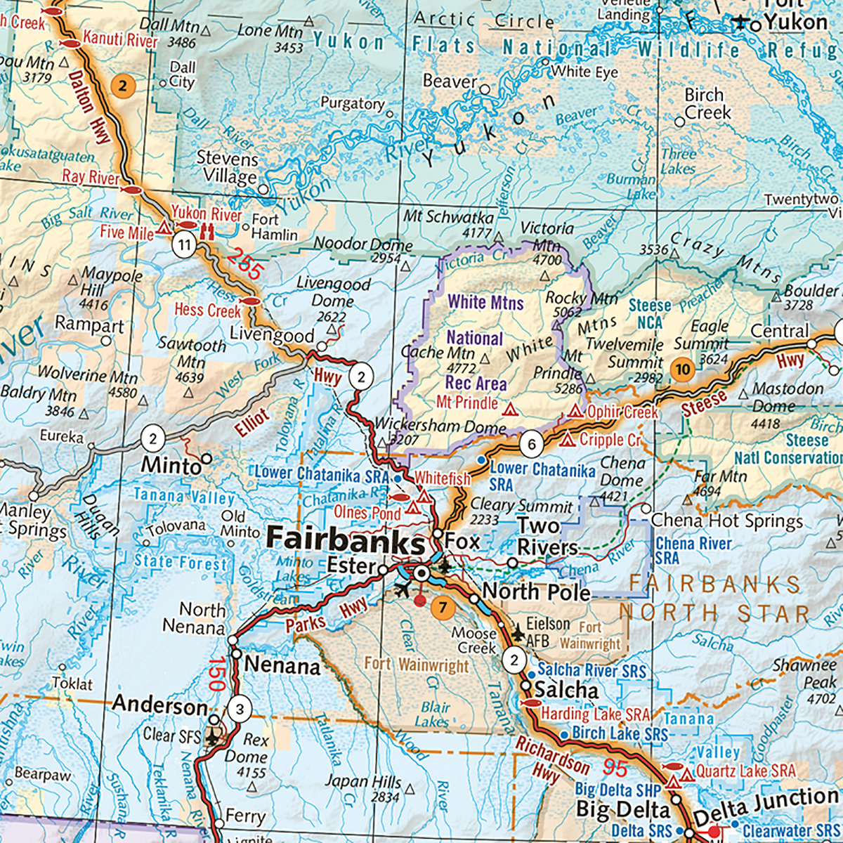 Alaska Recreation Map - Image 3