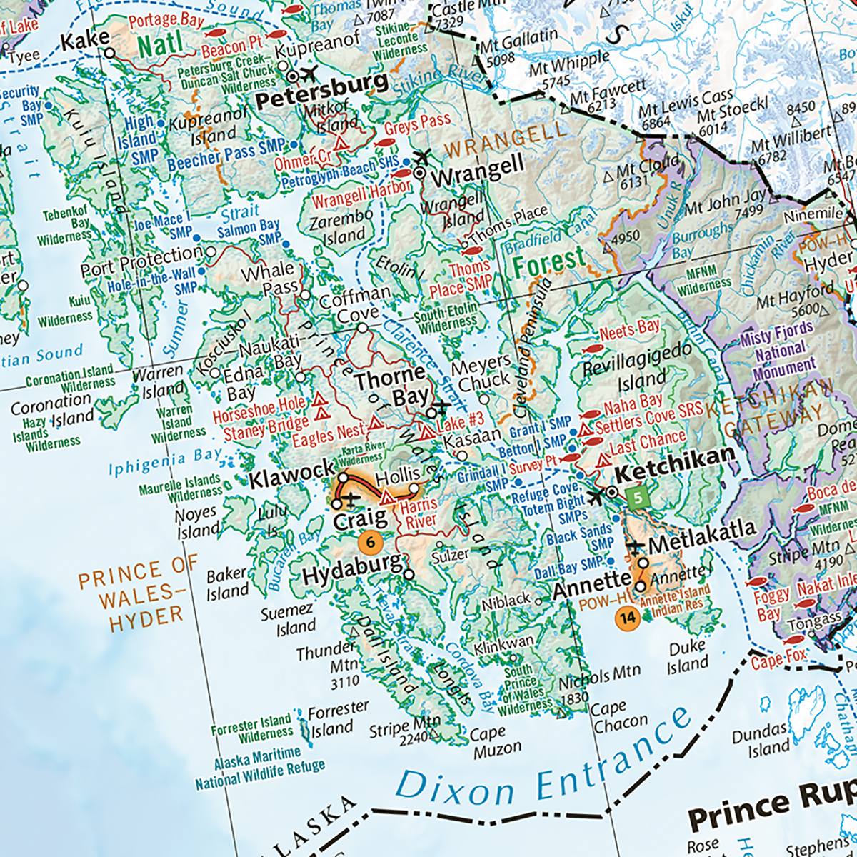 Alaska Recreation Map - Image 2